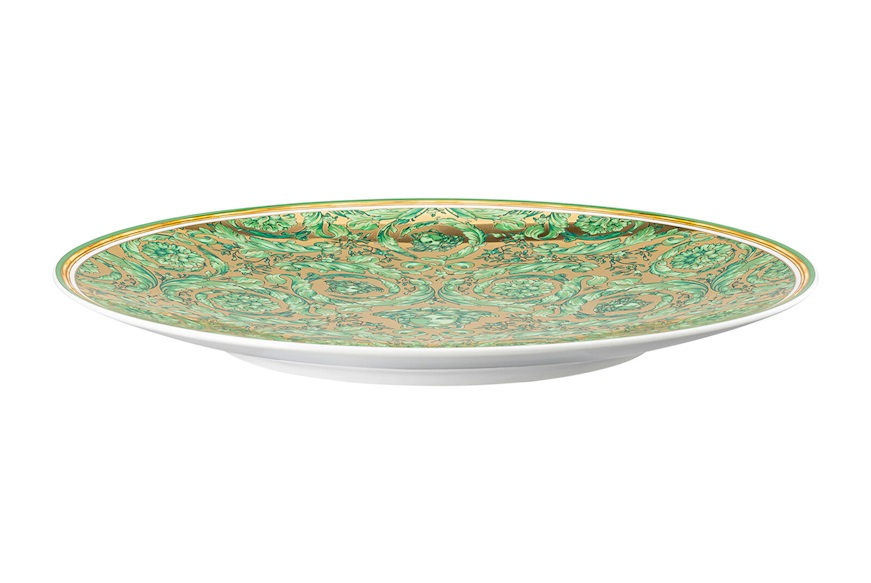 Piatto di Natale Medusa Garland Green porcellana edizione limitata 2024 Versace