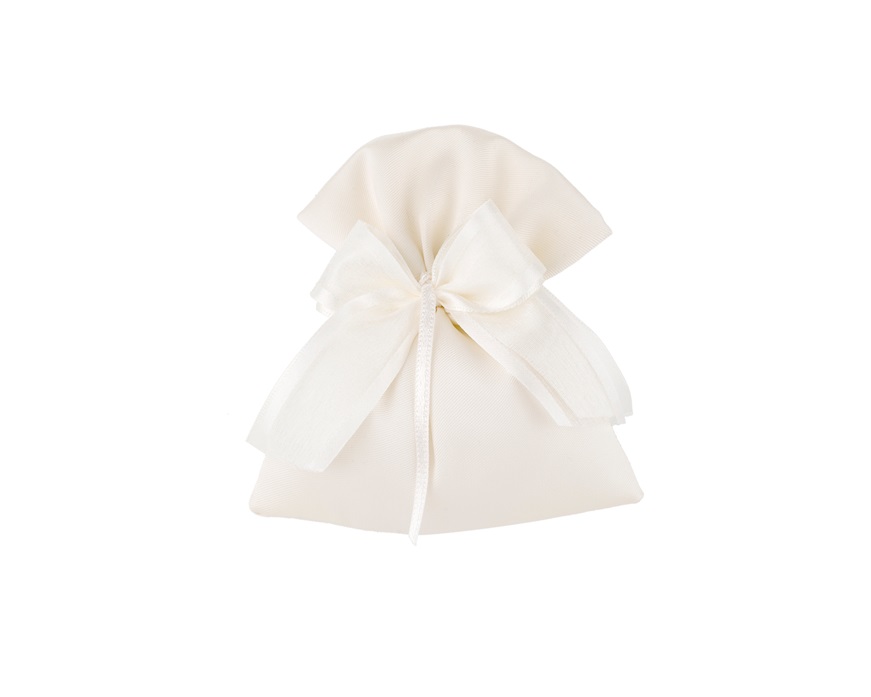 Cucchiaio conchiglia silver plated in stile Inglese con sacchetto portaconfetti Selezione Zanolli