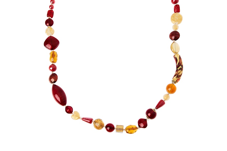 Collana Carnival rosso Antica Murrina