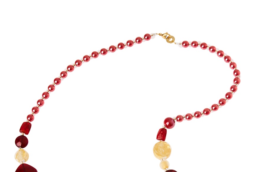 Collana Carnival rosso Antica Murrina