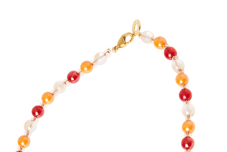 Necklace Lido orange red Antica Murrina