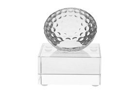 Trofeo cristallo con palla da golf Selezione Zanolli