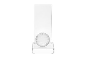 Trofeo cristallo con palla da golf Selezione Zanolli