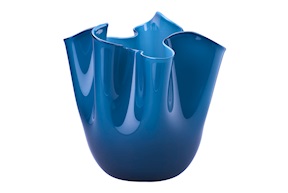 Vase Fazzoletto Murano glass opalino horizon Venini