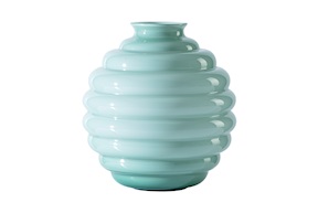 Vase Decò Murano glass rio green Venini
