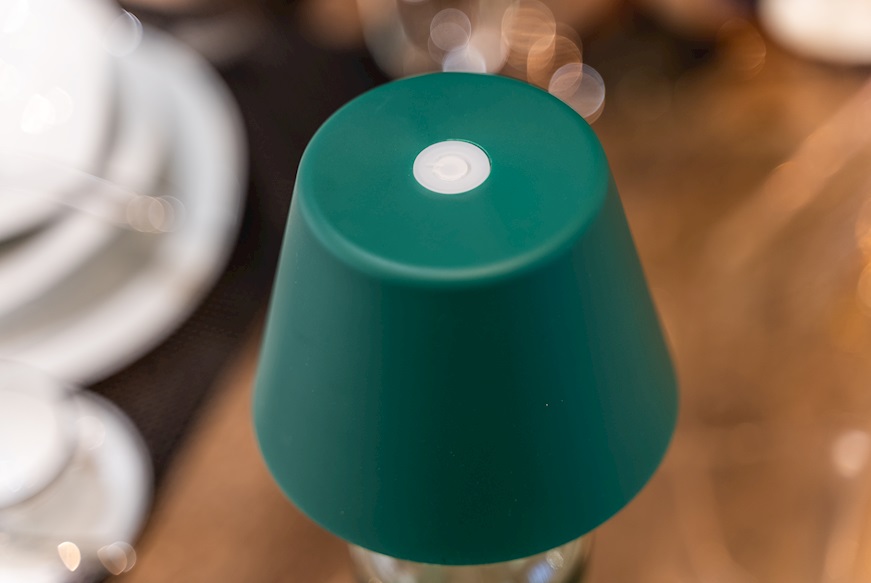 Lampada per bottiglie Top 2.0 verde scuro Sompex