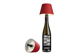 Lampada per bottiglie Top 2.0 rosso Sompex