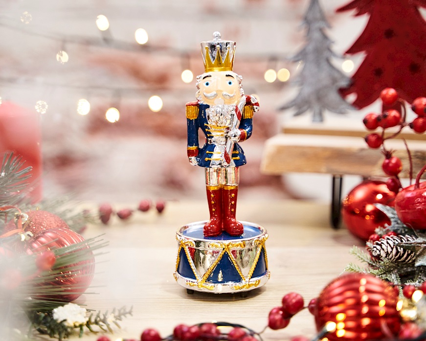 Idea regalo Natale Soldatino musicale blu Selezione Zanolli