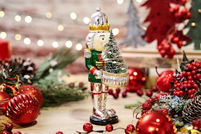 Soldier with Christmas tree green with LED light Selezione Zanolli