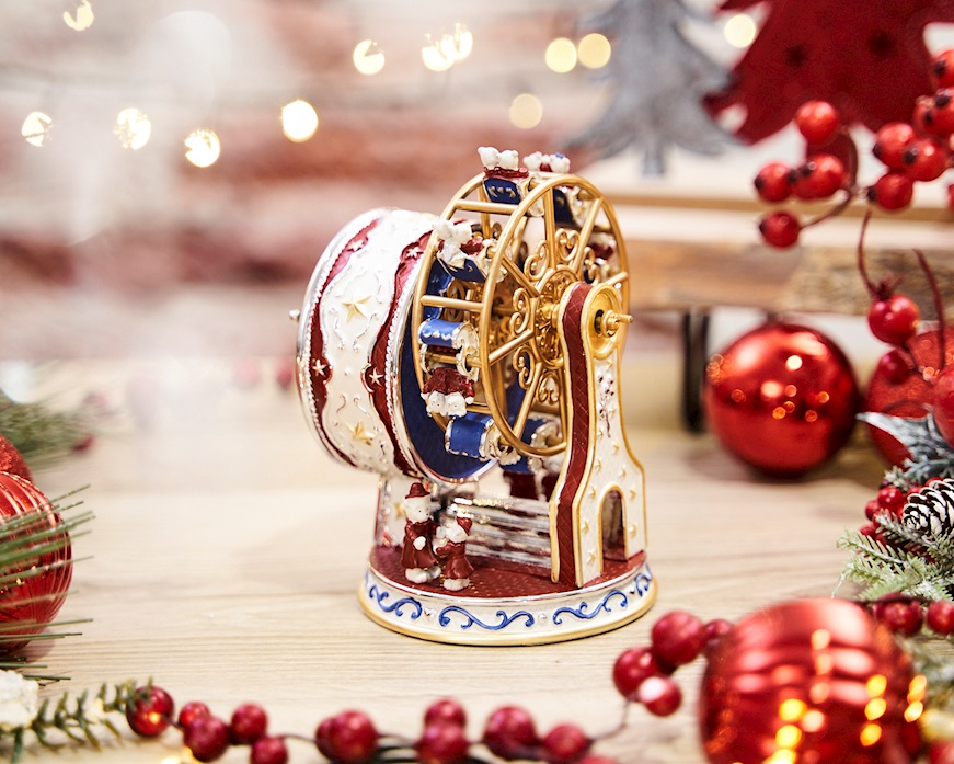 Idea regalo Natale Carillon Giostra Luna Park Selezione Zanolli