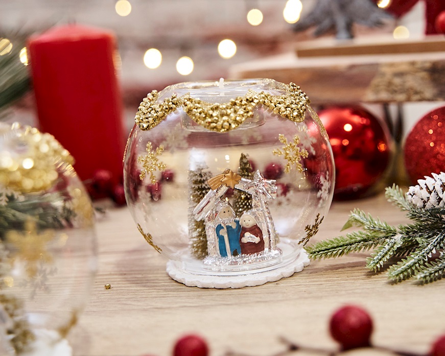 Nativity scene Sphere Tealight Selezione Zanolli