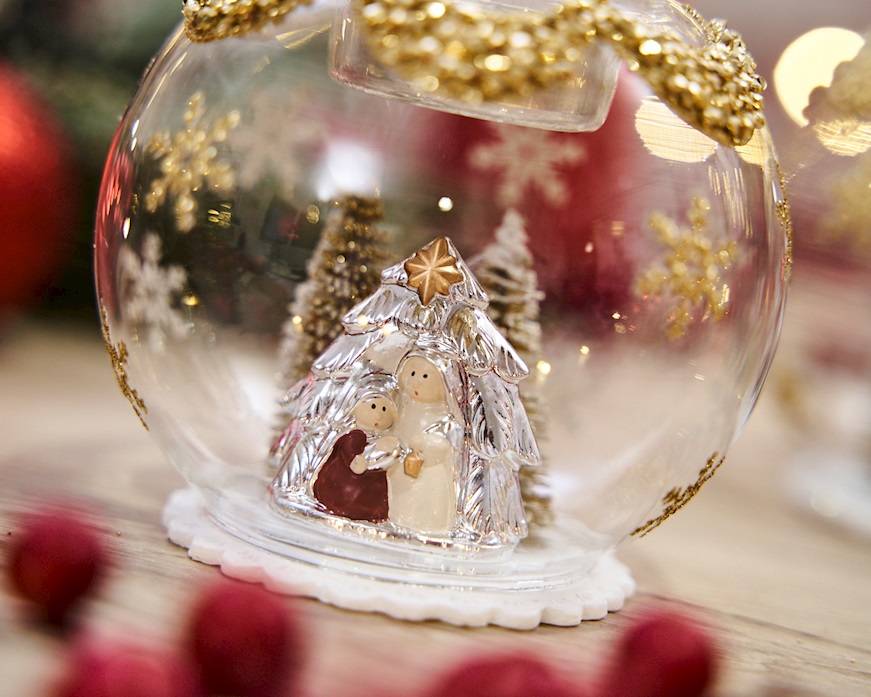 Idea regalo Natale Tealight sfera presepe Selezione Zanolli