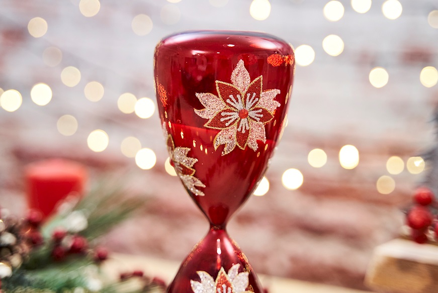 Idea regalo Natale Clessidra Natale rossa Selezione Zanolli
