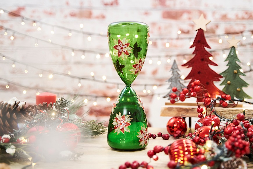 Chirstmas Hourglass green large Selezione Zanolli