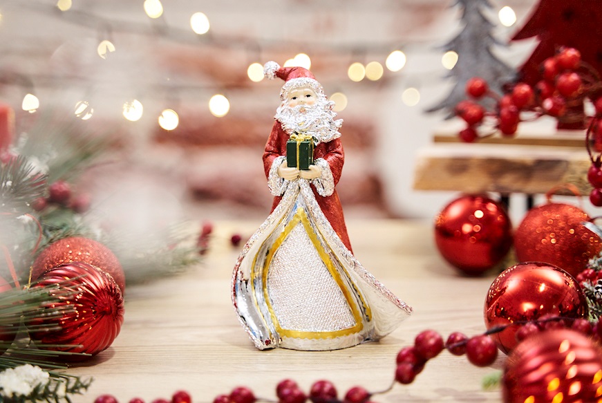 Santa Claus with gift Selezione Zanolli