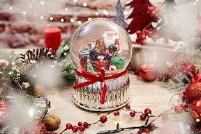 Idea regalo Natale Carillon Boule de neige grandissima Selezione Zanolli