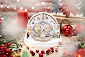 Idea regalo Natale Presepe con luce LED Selezione Zanolli