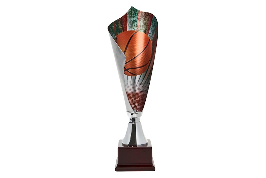 Trofeo Basket con base in plastica Selezione Zanolli