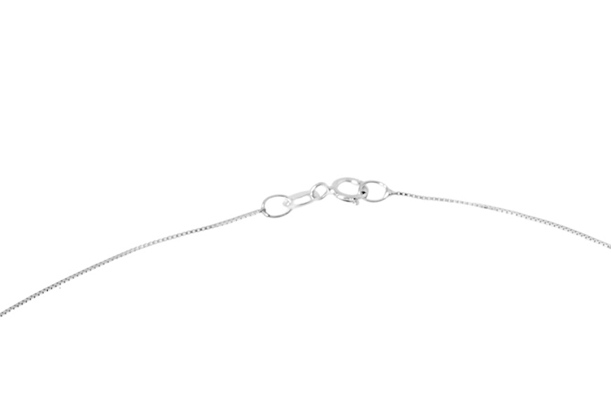Collana oro 750‰ con acquamarina ottagonale e diamanti Selezione Zanolli