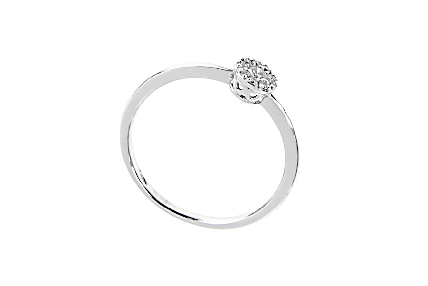 Anello oro 750‰ con diamanti Selezione Zanolli