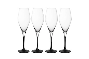 Flute set Manufacture Rock crystal 4 pieces Villeroy & Boch