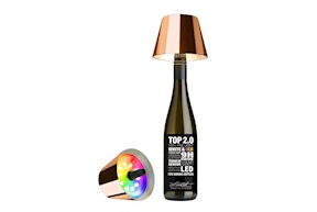 Lampada per bottiglie Top 2.0 rame Sompex