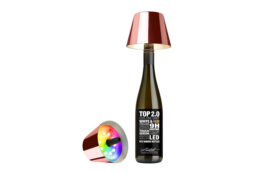 Lampada per bottiglie Top 2.0 oro rosa Sompex