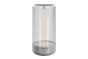 Lampada ricaricabile Pulse argento Sompex