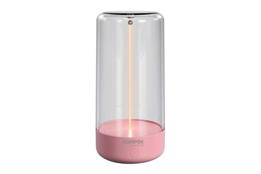 Lampada ricaricabile Pulse rosa Sompex