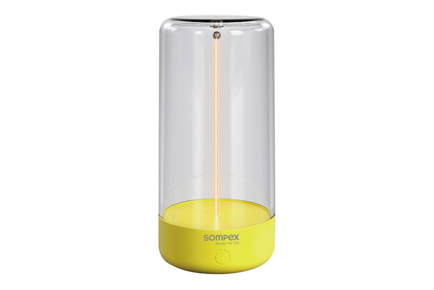 Lampada ricaricabile Pulse neon giallo Sompex
