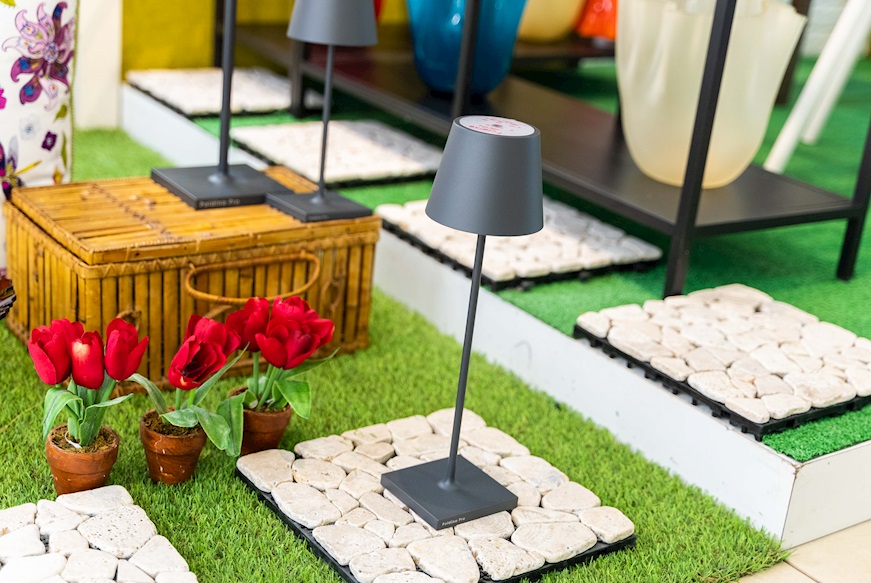 Table lamp Poldina Pro Dark Grey Zafferano