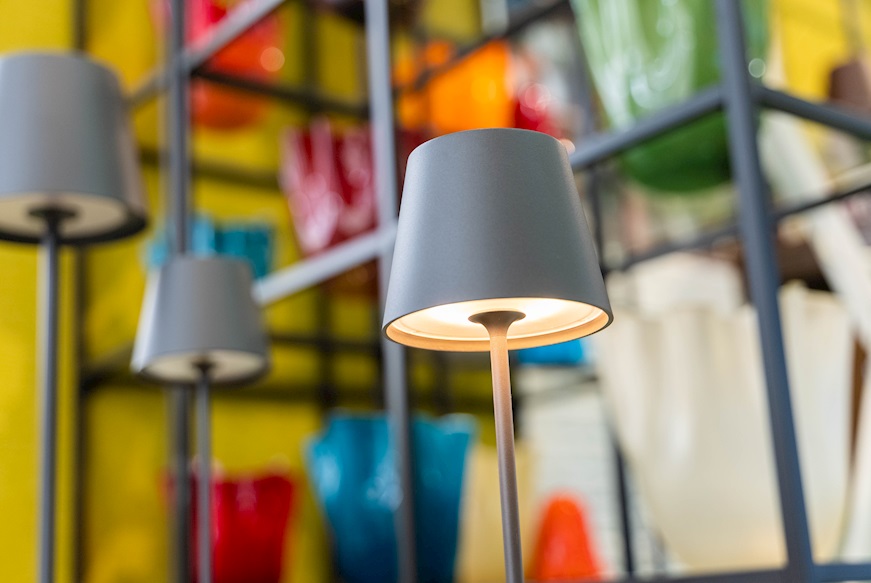 Table lamp Poldina Pro Dark Grey Zafferano