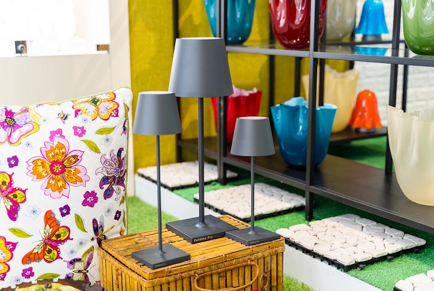 Table lamp Poldina Pro Dark Grey Zafferano