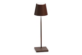 Table lamp Poldina Pro Corten Zafferano