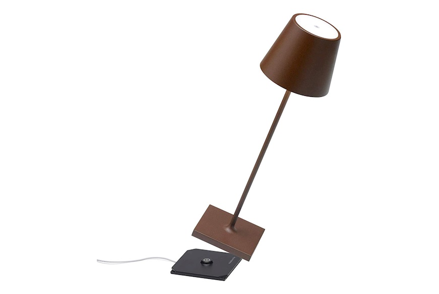 Table lamp Poldina Pro Corten Zafferano