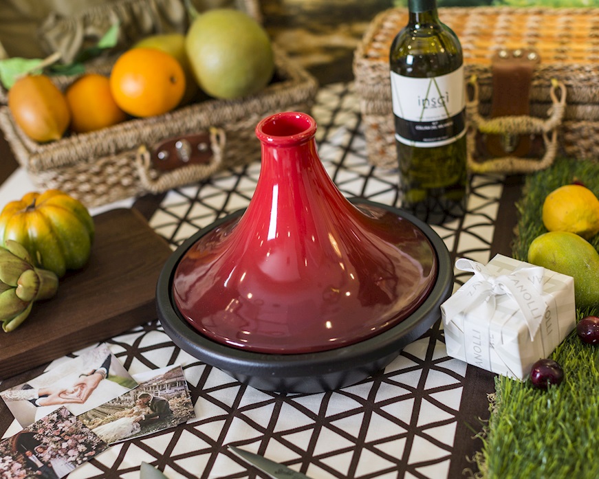 Tajine ghisa ciliegia Le Creuset