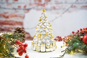 Idea regalo Natale Carillon albero di Natale Selezione Zanolli