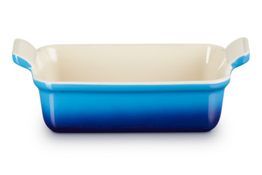 Pirofila Rettangolare Tradition gres azure blu Le Creuset