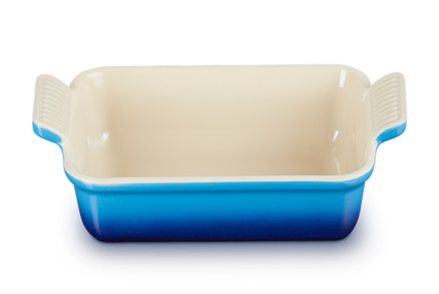 Pirofila Rettangolare Tradition gres azure blu Le Creuset