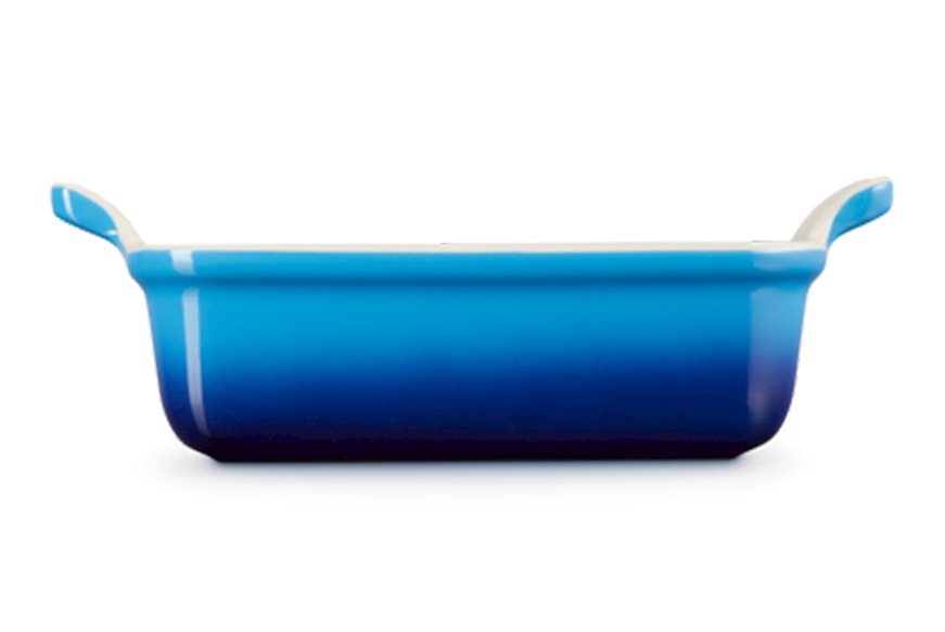 Pirofila Rettangolare Tradition gres azure blu Le Creuset