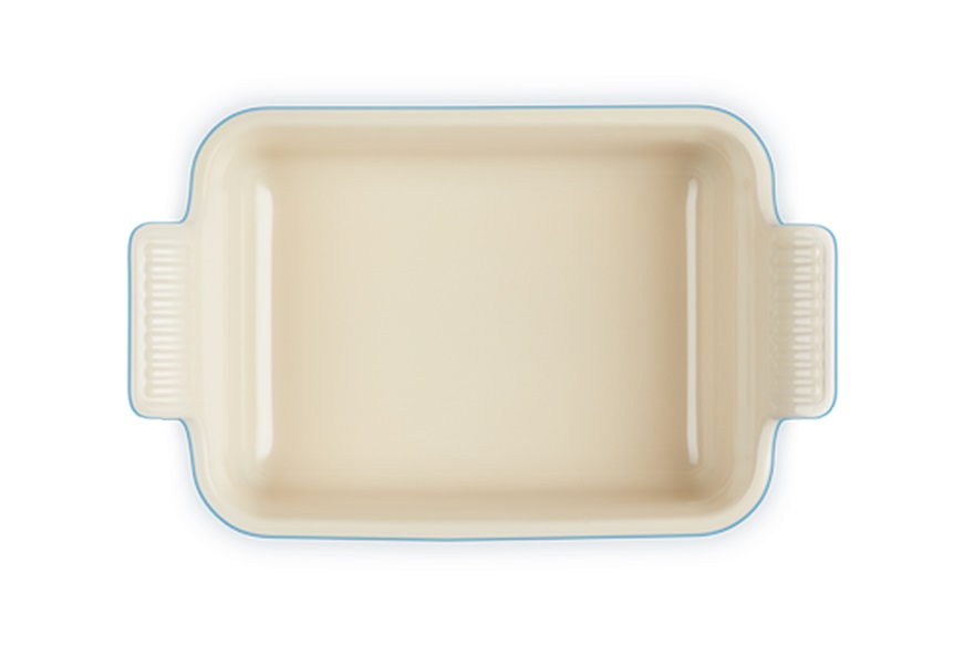 Pirofila Rettangolare Tradition gres azure blu Le Creuset