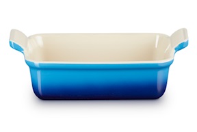 Pirofila rettangolare Tradition gres azure blu Le Creuset