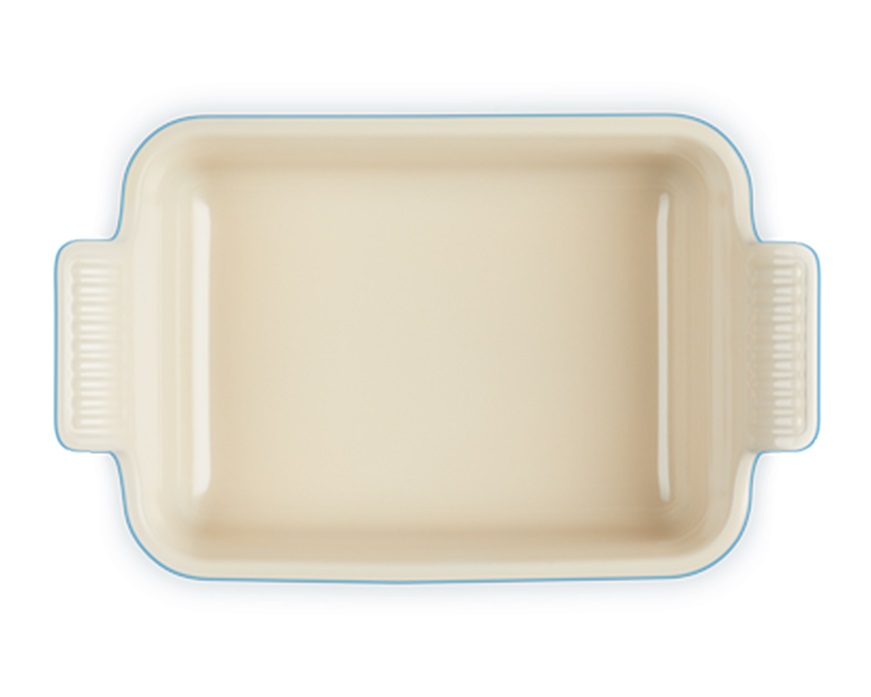 Pirofila rettangolare Tradition gres azure blu Le Creuset