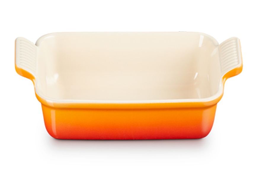 Pirofila Rettangolare Tradition gres arancio Le Creuset