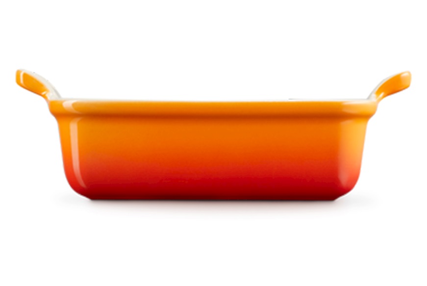 Pirofila Rettangolare Tradition gres arancio Le Creuset