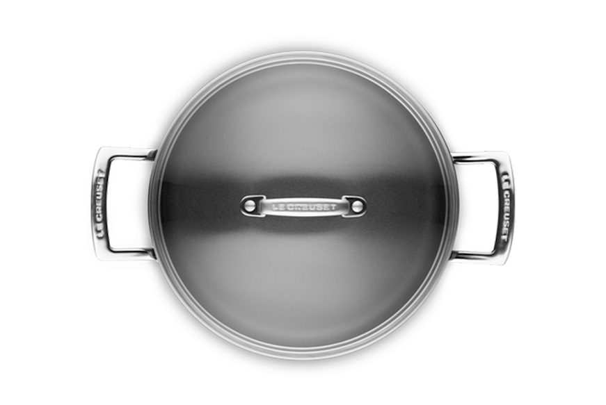 Sautè in alluminio antiaderente nero con coperchio Le Creuset