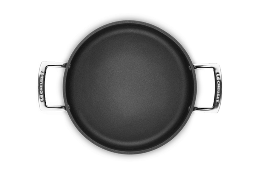 Sautè in alluminio antiaderente nero con coperchio Le Creuset