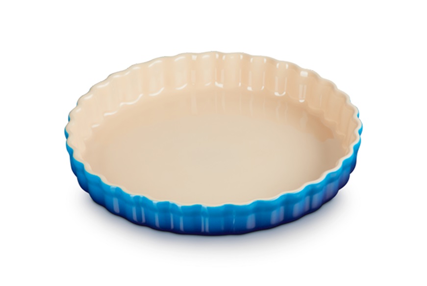 Tortiera Rotonda Tradition gres azure blu Le Creuset