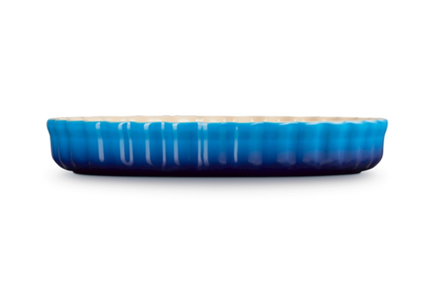 Tortiera Rotonda Tradition gres azure blu Le Creuset