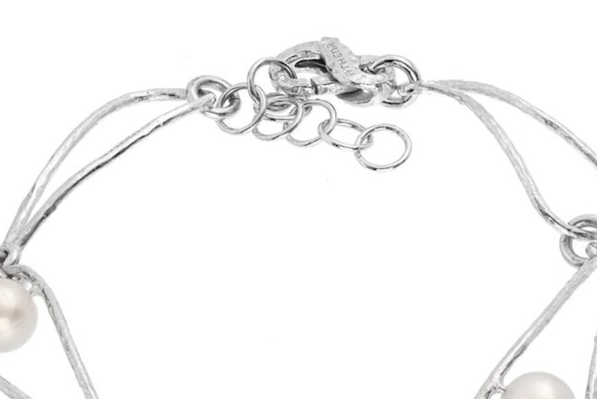 Bracciale Giulia argento con perle Selezione Zanolli